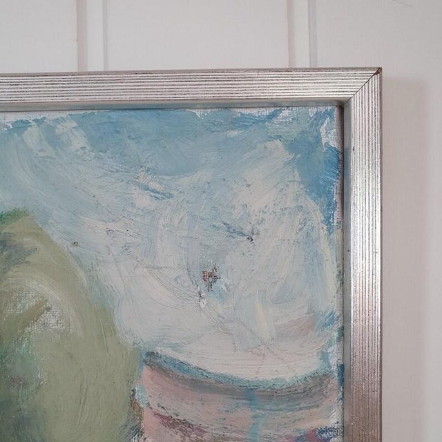 Arnold Axelsson, Abstract Landscape, 1950s, Oil on Canvas For Sale - Image 11 of 18