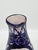 Ceramic Cobalt Blue Ceramic Bottle by Robert Picault, France, 1950 For Sale - Image 7 of 10