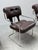 Tucroma Chairs in Brown Leather and Chrome by Guido Faleschini for I4 Mariani, Italy, 1970s, Set of 4 For Sale - Image 14 of 18