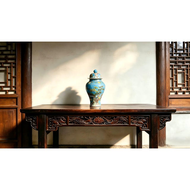 W-20cm,H-41.5cm Experience the beauty and elegance of Chinese history with our Chinese Vintage Porcelain Handcrafted with...