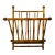 Antique English Folding Hanging Bamboo Magazine Rack. For Sale