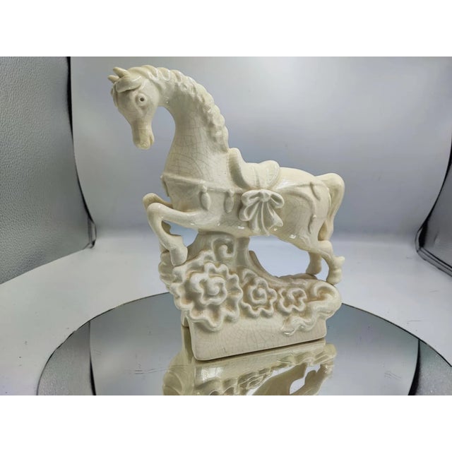 Porcelain Horse Figurine, 1920s For Sale - Image 11 of 11