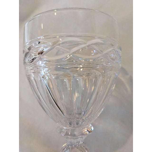Towle Silversmiths Late 20th Century Towle Crystal Goblets- Set of 4 For Sale - Image 4 of 12