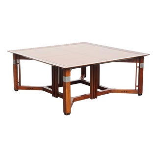 , Large and Luxurious Square Art Deco Coffee Table by Schuitema from the Decoforma Series For Sale
