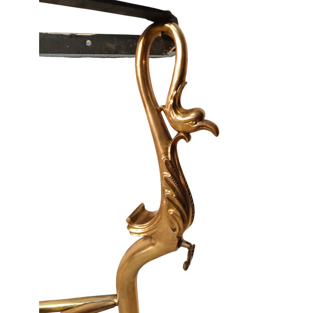 Boho Chic Vintage Console Table, 1950s For Sale - Image 3 of 9