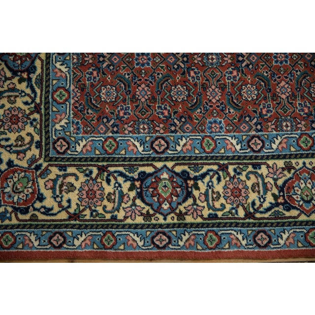 Vintage Bulgarian Tabriz Design Rug Runner - 5'11" X 11'11" For Sale - Image 11 of 12