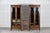 Walnut Faux Bamboo Glazed Display Cabinet For Sale - Image 6 of 18