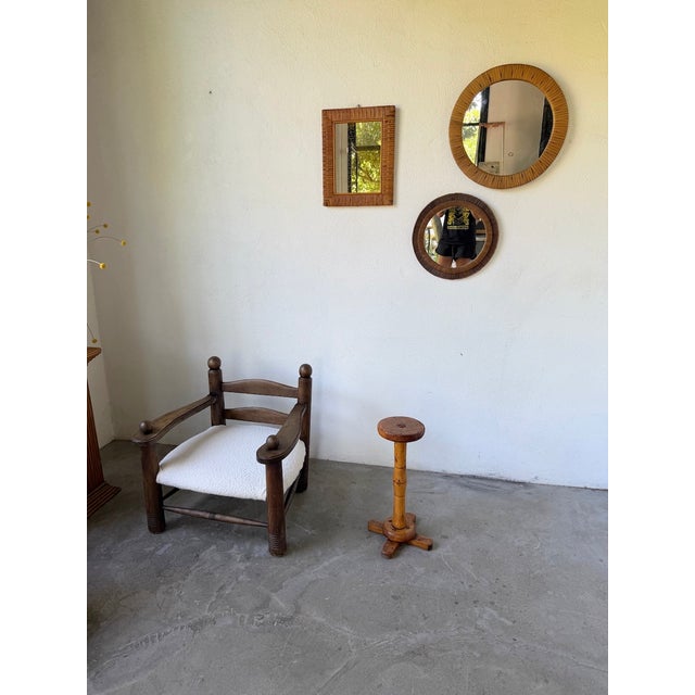Oak Side Table, 1950 For Sale - Image 3 of 17