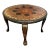 1900s Kashmir Lacquered Wood Circular Low/Coffee Table For Sale