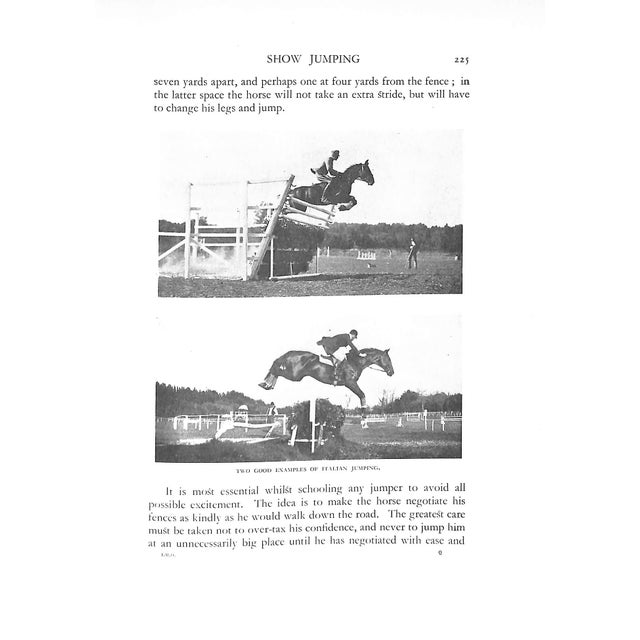 White "In My Opinion Being a Book of Dissertations on Horses and Horsemanship" 1929 Lyon, Major W. E. For Sale - Image 8 of 11