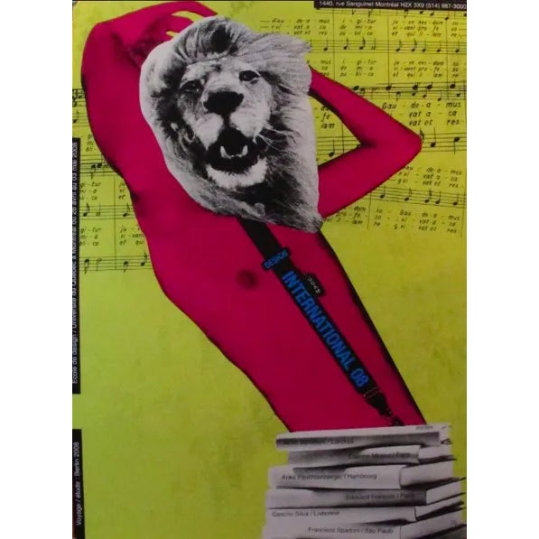 2008 Original Design International Poster - Alfred Halasa For Sale