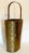 Early 20th-Century English Embossed Gilt Brass Umbrella / Stick Stand For Sale - Image 10 of 12