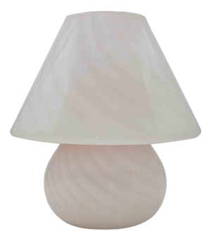 Vintage Table Lamp in Pink Murano Glass, Italy, 1970s