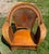Wood Late 20th Century "Azteca" Woven Rattan Spiderweb Lounge Chairs Featuring Distinctive Sunburst and Web Patterns For Sale - Image 7 of 16