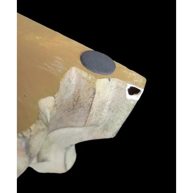 A pair of resin pale green acanthus leaf wall bracket shelves. The brackets have a pretty pale sage green color with a...