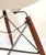 Modern Walnut & Molded Plastic Eames for Herman Miller White Shell Chair For Sale - Image 12 of 18