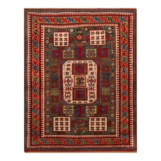 Nazmiyal Collection Antique Caucasian Karachopf Kazak Rug For Sale