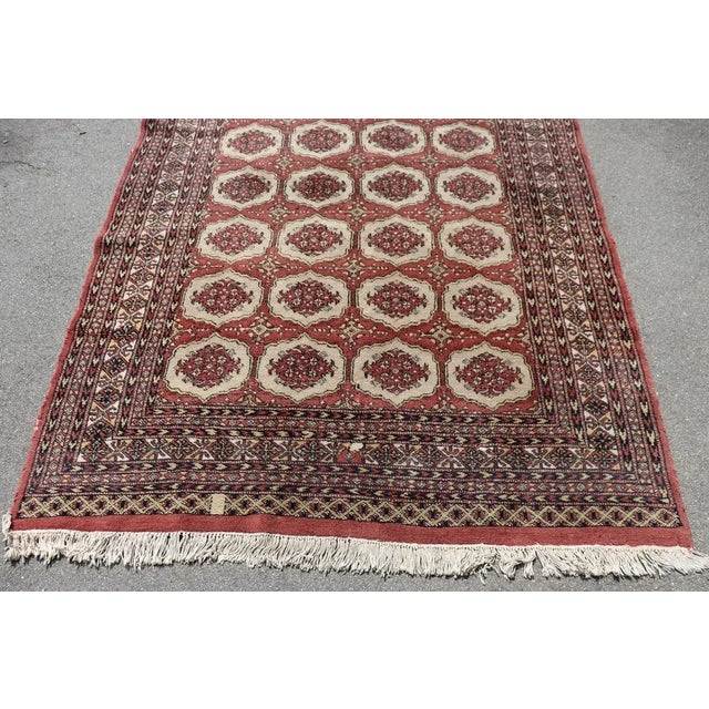 Textile Antique Handmade Bokhara Rug For Sale - Image 7 of 11