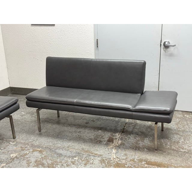 Gray Koinor Sofas for Friends Sofas, Pair For Sale - Image 8 of 12