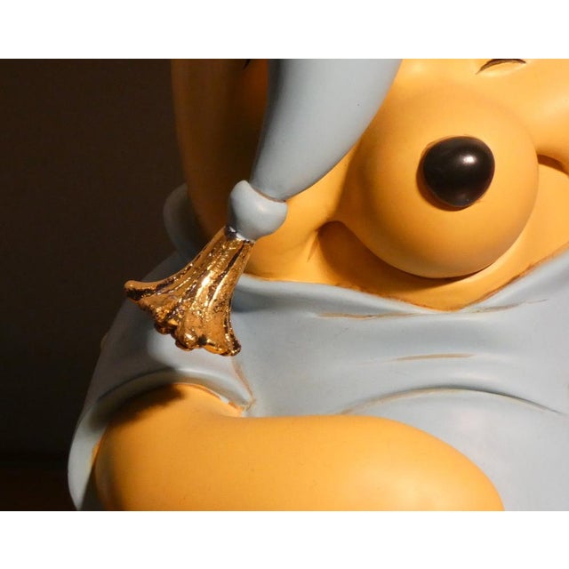 Ceramic & Resin Winnie the Pooh & Piglet Figurine by Peter Mook for Disney, USA, 2000s For Sale - Image 14 of 15