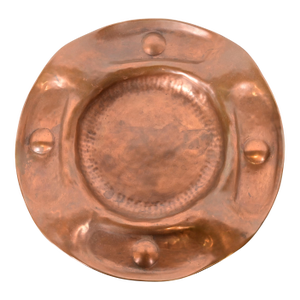 Gustav Stickley Signed Hammered Copper Ashtray or Catchall, Circa 1910