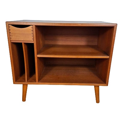 Mid-Century Modern Danish Teak Turntable Cabinet, 1960s For Sale
