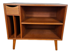 Mid-Century Modern Danish Teak Turntable Cabinet, 1960s