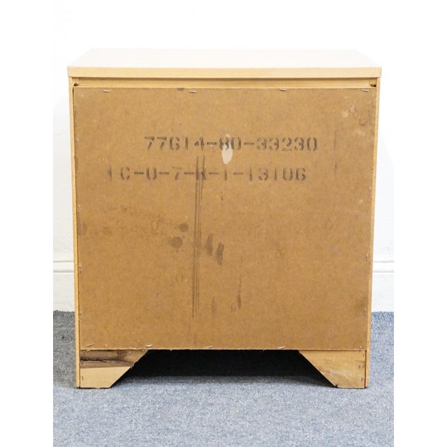Stanley Furniture Oak Contemporary Modern 22" Open Cabinet Nightstand 77614-80-33230 For Sale - Image 11 of 13