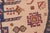 1990s Rustic Kazak Ivory/Red Wool Round Rug- 6'5''x6'6'' For Sale - Image 5 of 10
