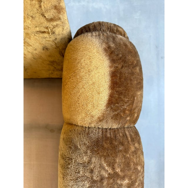 Mid-Century Modern Italian Space Age Velvet Chair, 1970s For Sale - Image 9 of 18