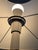 Chrome Plated Traditional Floor Lamp With Drum Shade For Sale - Image 11 of 12