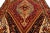 Vintage Handmade Shiraz Red Medallion Wool Rug 6'8" X 9'11" For Sale - Image 9 of 12