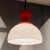 Vintage Pendant Light in Opaline Orange and White Glass, Italy, 1960s For Sale - Image 6 of 11