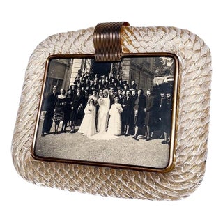 Hand Blown Murano Glass Frame from Barovier & Toso, 1950s For Sale