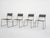 Black Metal Perforated Dining Chairs 1980s, Set of 4 For Sale - Image 4 of 10