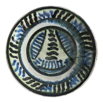 Henry Varnum Poor Glazed Ceramic Plate For Sale