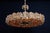 Large Gilt Brass and Crystal Glass Encrusted Chandelier from Palwa, Germany, 1970s For Sale - Image 14 of 18