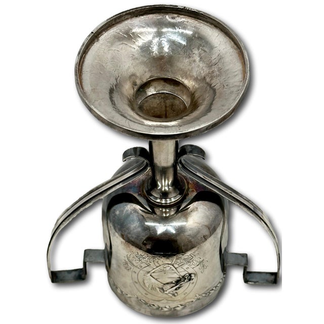 Outstanding Dated 1913 Completely Hand Made Sterling Silver San Miguel Brewery Sponser Horse Walk - Trot & Canter Class Trophy For Sale - Image 17 of 18