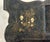 Antique 19th Century Black Lacquer Chinoiserie Inkstand With Cut Glass Inkwell For Sale - Image 4 of 18