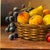 Realism Still Life with Fruit in Basket - Vintage Oil in Ornate Frame by British Artist 1987 For Sale - Image 3 of 12