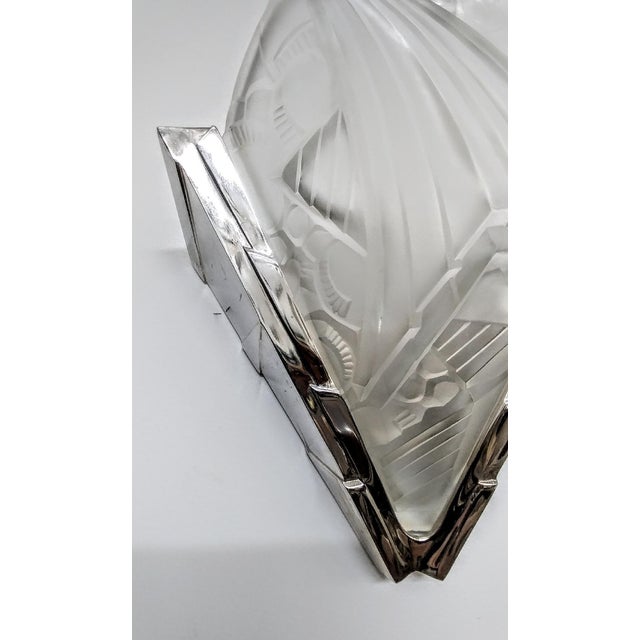 Mid 20th Century French Art Deco Wall Sconces Signed by H. Mouynet - a Pair For Sale - Image 5 of 8