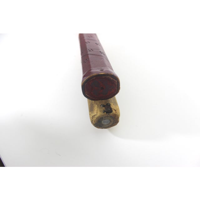 Brown Curated Set of Antique Sport Tennis Rackets for Designer Decorating Wood Racquet Set of Two Sports Equipment Memorabilia For Sale - Image 8 of 11