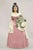 Antique Victorian Tall Cast Iron Painted Figural Woman Pink Dress Door Stop For Sale - Image 10 of 10