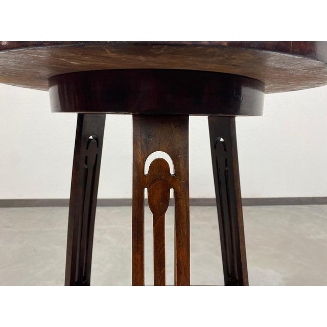 Art Nouveau Side Table attributed to Joseph Maria Olbrich, 1890s For Sale - Image 9 of 13