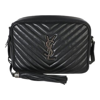Black Matelasse Calfskin Lou Camera Bag For Sale