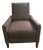 West Elm Lewis Push-Back Recliner – Charcoal / Dark Grey – Excellent Condition For Sale