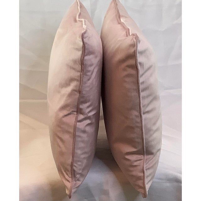 Contemporary Italian Pale Pink Pillows - A Pair For Sale - Image 9 of 13