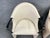 Luigi Origlia Tronetto Armchairs, Italian Postmodern (Set of 5) | Sculptural Cream Dining Chairs | 1990s Italy Palm Beach Regency Style For Sale - Image 12 of 14