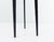 Black Large Brutalist Tripod Chandelier in Hammered Wrought Iron, Europe, 1960 For Sale - Image 8 of 11
