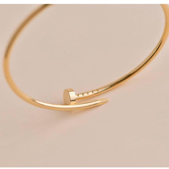 Cartier JUSTE UN CLOU BRACELET 16 Nail GRL727 18kt Yellow Gold AU750 AUTHENTIC For Sale - Image 16 of 18